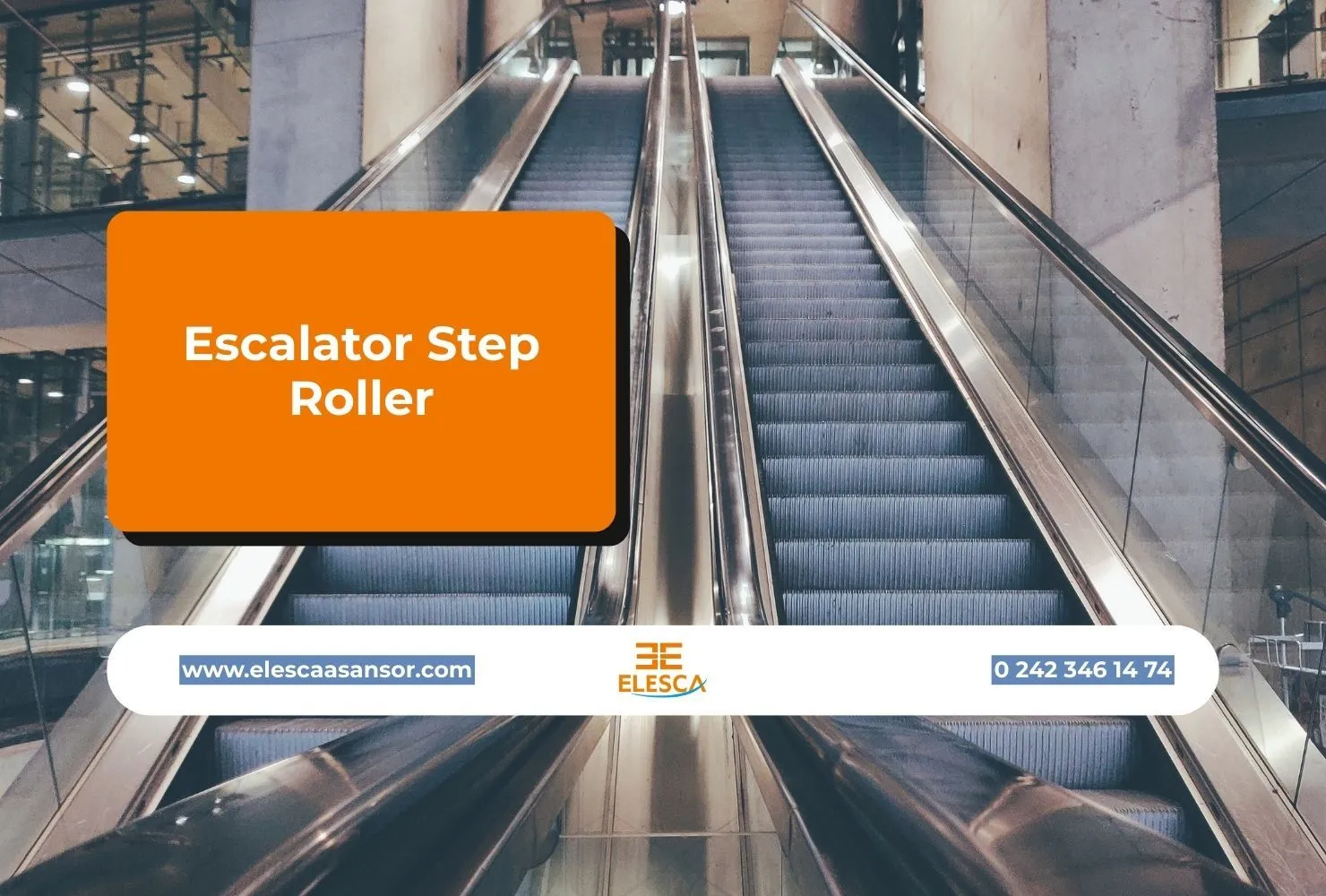Escalator Step Roller